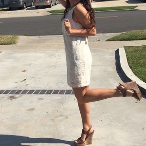 Forever 21 cream dress